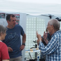 Radverkehrsbeauftragter Tobias Weiß-Bollin im BürgerInnen-Gespräch