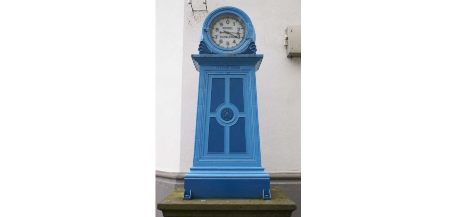 Koblenz Pegel von 1887
