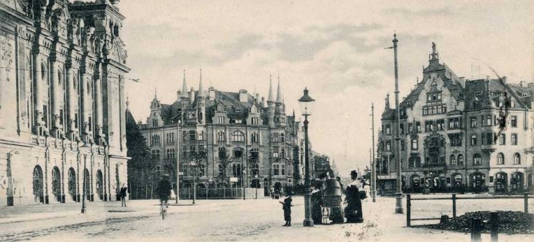 Mainzer Straße Nordende um 1910
