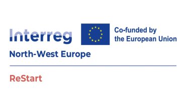 Logo interreg North West Europe - ReStart, Co-funded by the European Union